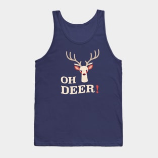 Oh Deer! || Adorable Deer Vector Art Tank Top